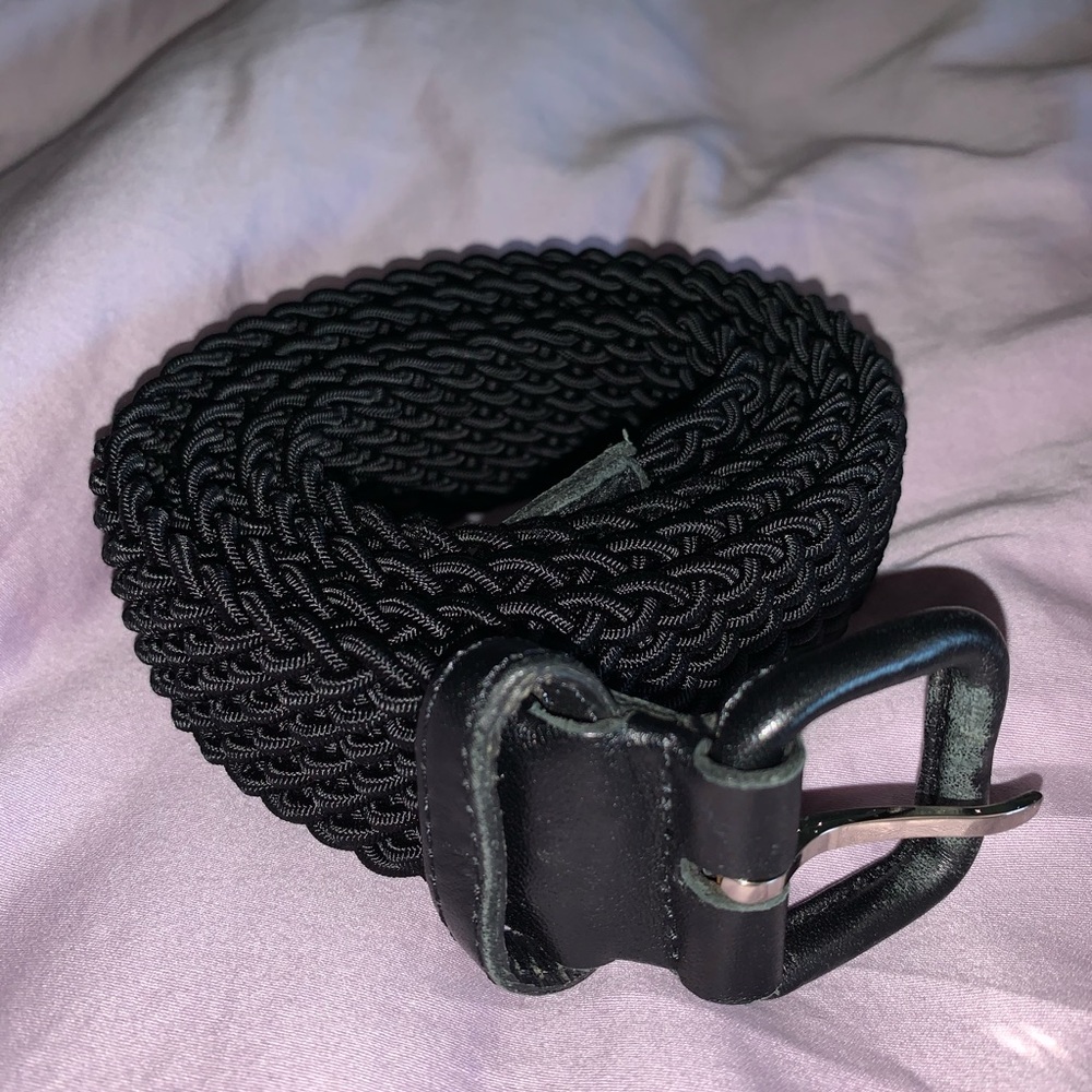 Charvet Paris Woven Belt - Black